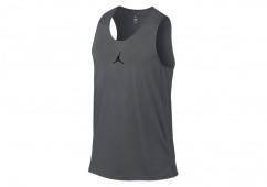 NIKE AIR JORDAN FLIGHT BASKETBALL JERSEY DARK GREY