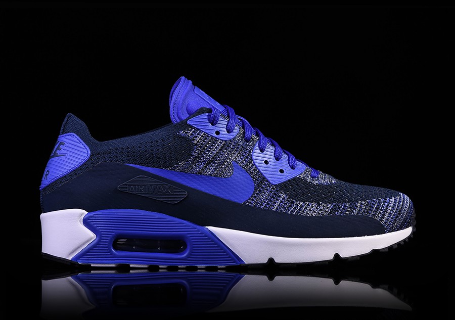 NIKE MAX 90 ULTRA FLYKNIT COLLEGE NAVY