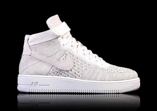 air force one flyknit mid