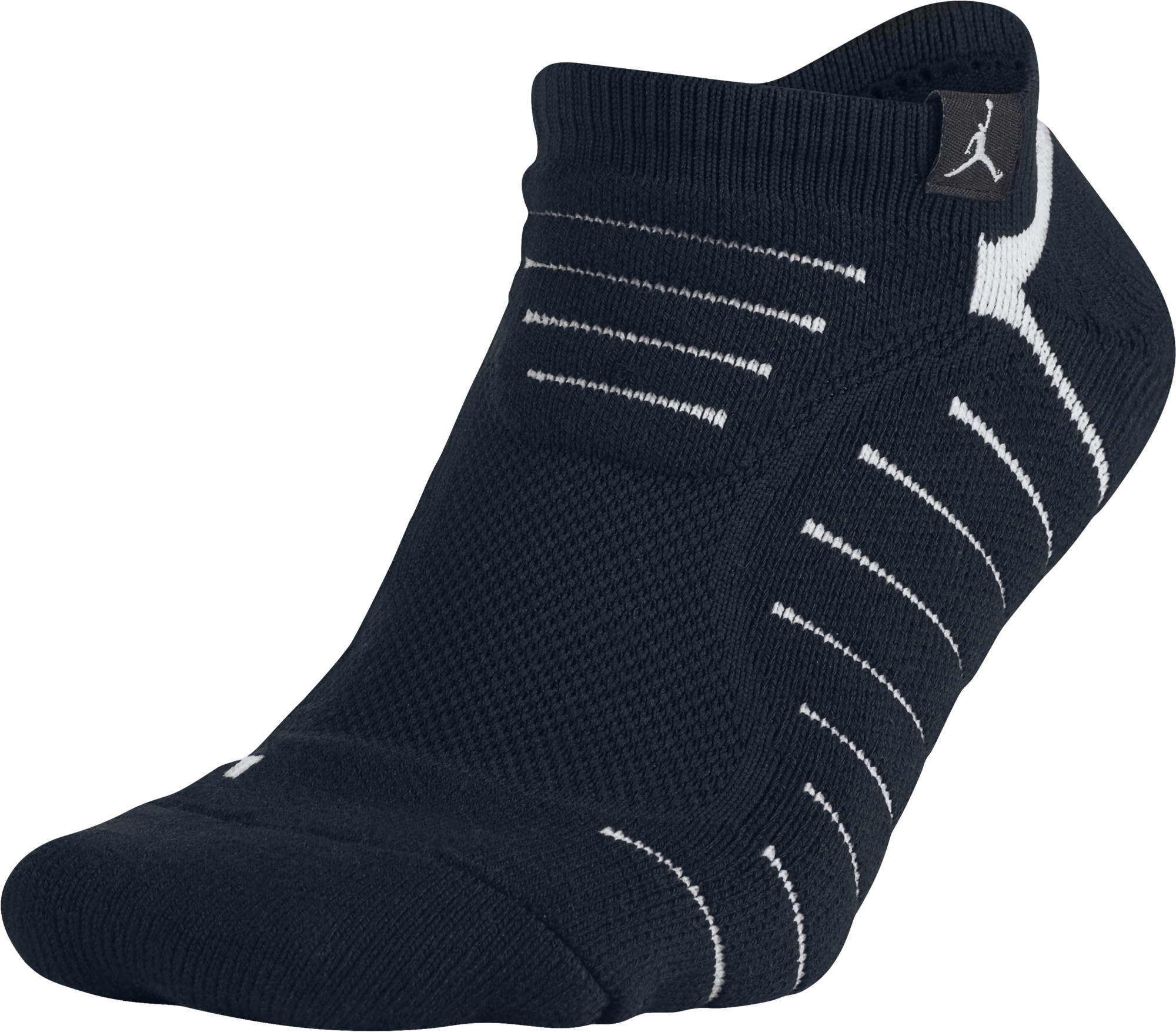 NIKE AIR JORDAN ULTIMATE FLIGHT ANKLE SOCK BLACK/WHITE