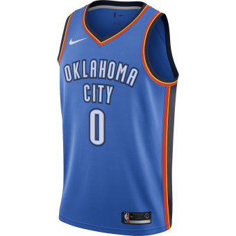 NIKE NBA OKLAHOMA CITY THUNDER ROAD SIGNAL BLUE