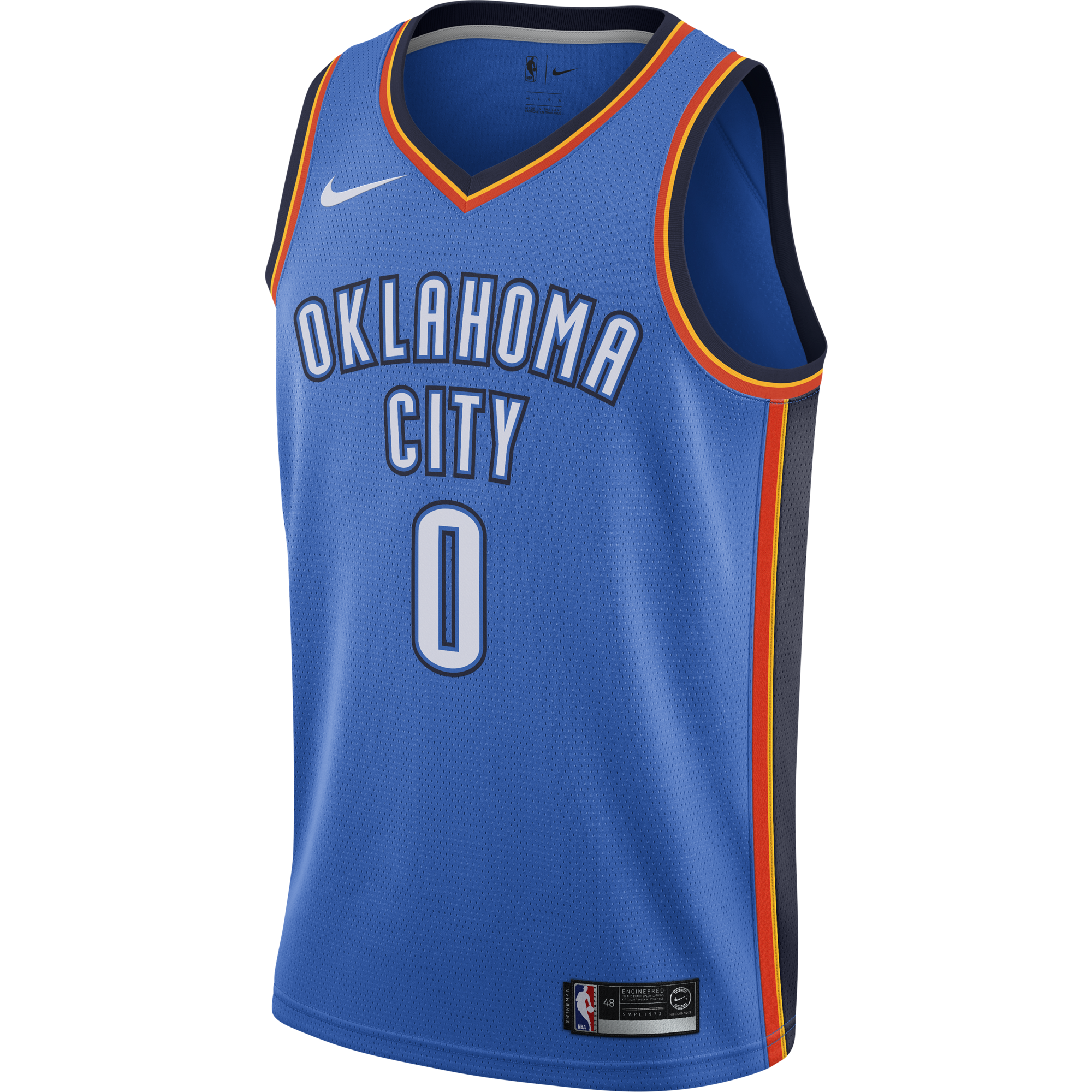 NIKE NBA OKLAHOMA CITY THUNDER ROAD SIGNAL BLUE