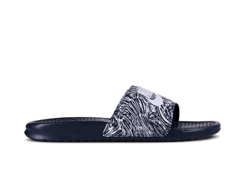 NIKE BENASSI JUST DO IT SLIDE PRINT OBSIDIAN