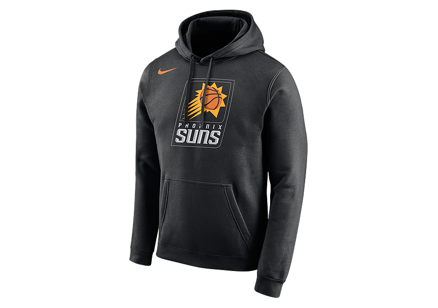 Nike Nba Phoenix Suns Logo Hoodie Black 