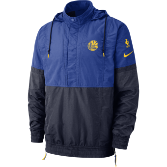 NIKE NBA GOLDEN STATE WARRIORS COURTSIDE JACKET COURTSIDE RUSH BLUE