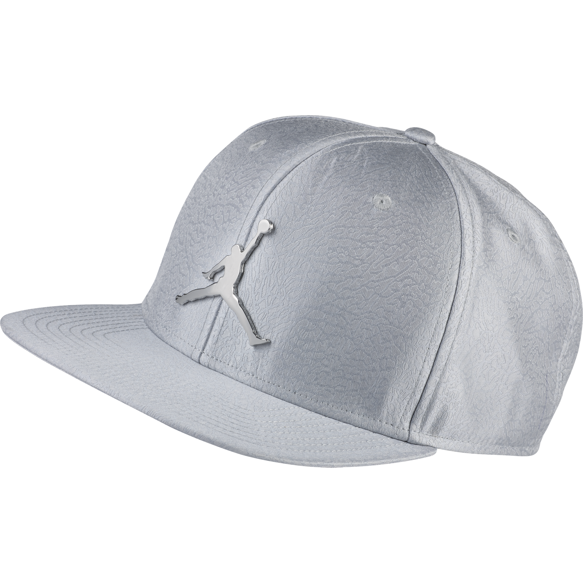 NIKE AIR JORDAN JUMPMAN ELEPHANT PRINT INGOT PRO HAT WOLF GREY