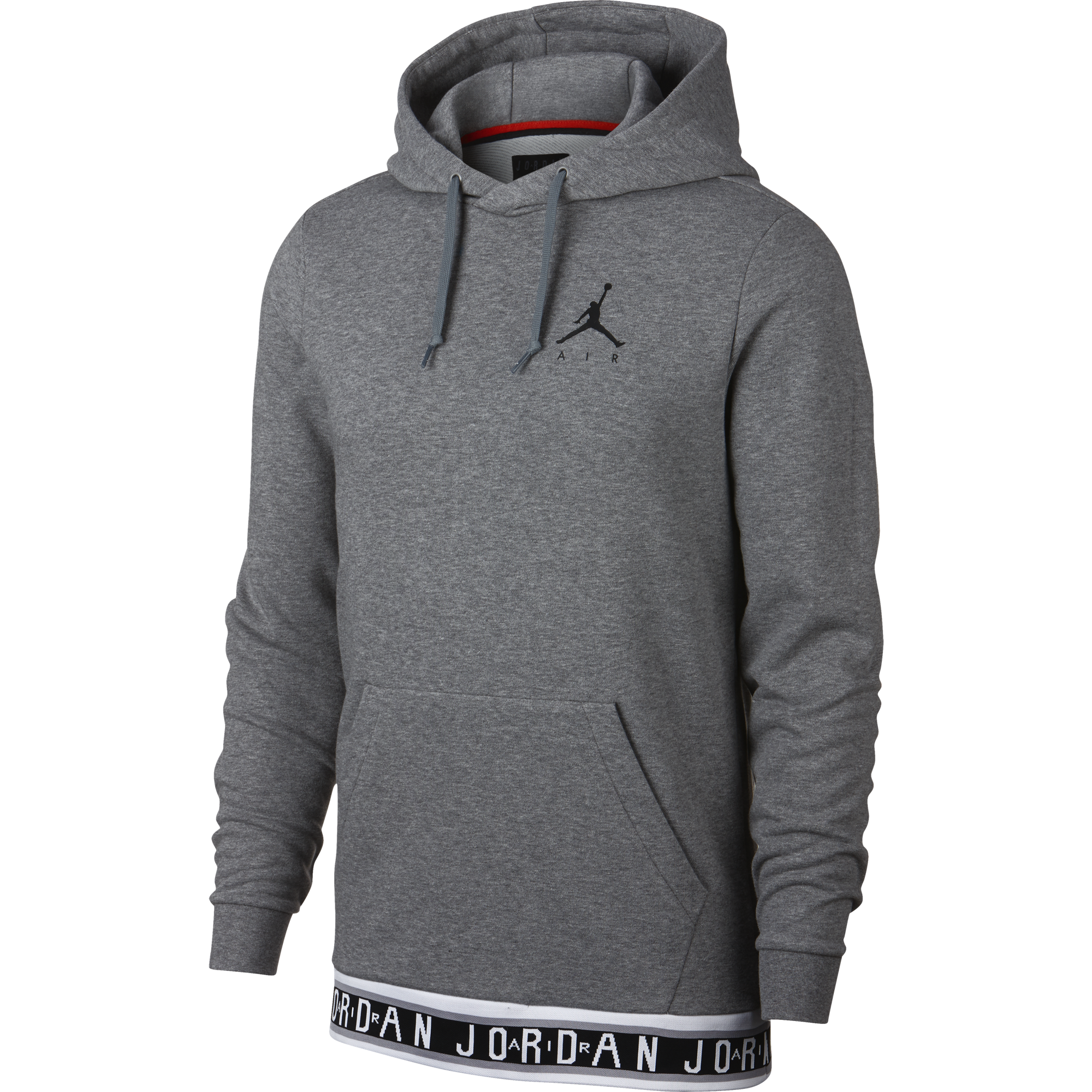 NIKE AIR JORDAN JUMPMAN AIR HBR HOODIE CARBON HEATHER