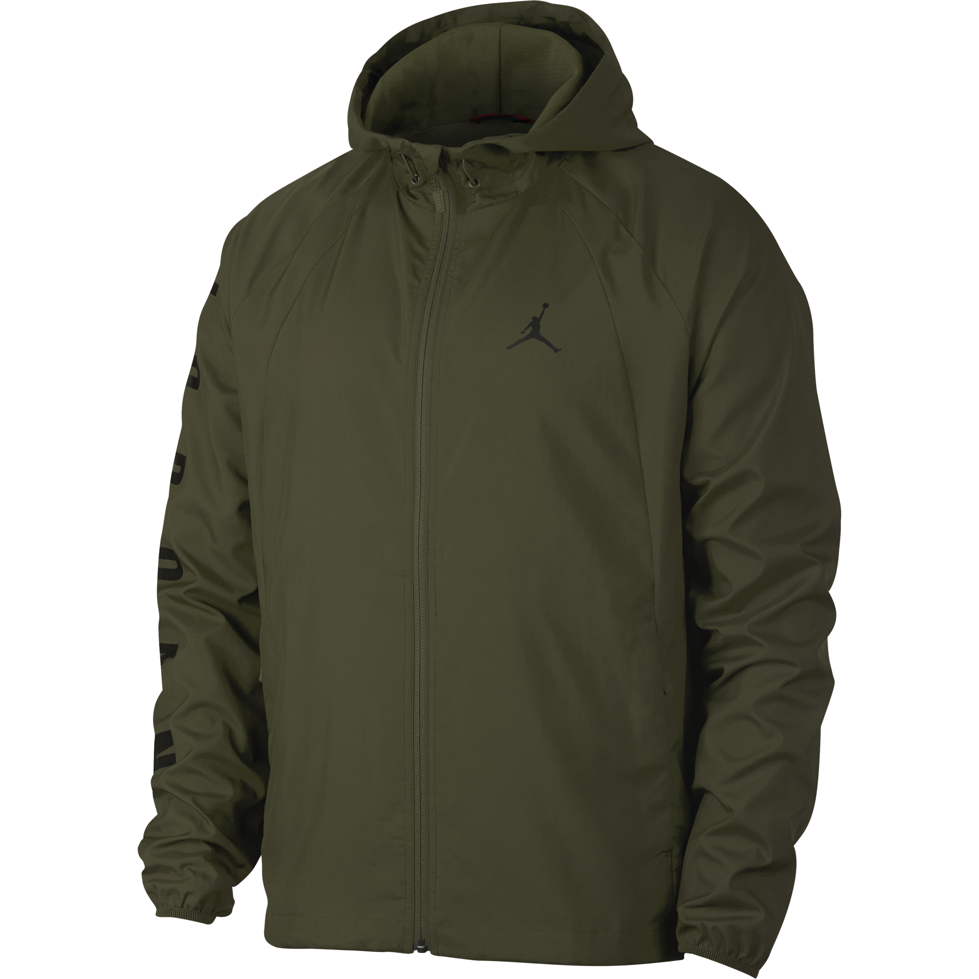 NIKE AIR JORDAN SPORTSWEAR WINGS WINDBREAKER JACKET OLIVE CANVAS