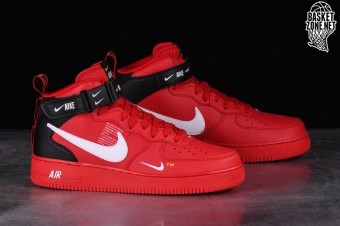 air force 1 mid lv8 red