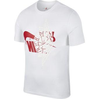 NIKE AIR JORDAN FUTURA WINGS TEE WHITE for 35.00 kicksmaniac