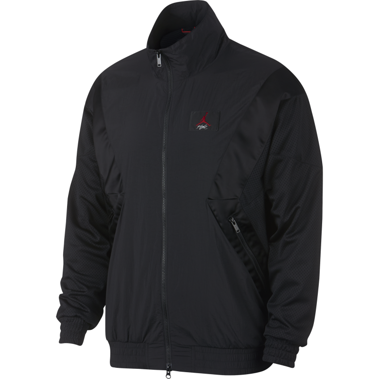 NIKE AIR JORDAN FLIGHT WARM UP JACKET BLACK for 90.00 kicksmaniac