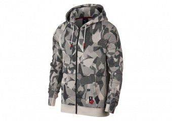 NIKE KYRIE FULL-ZIP HOODIE LIGHT OREWOOD BROWN