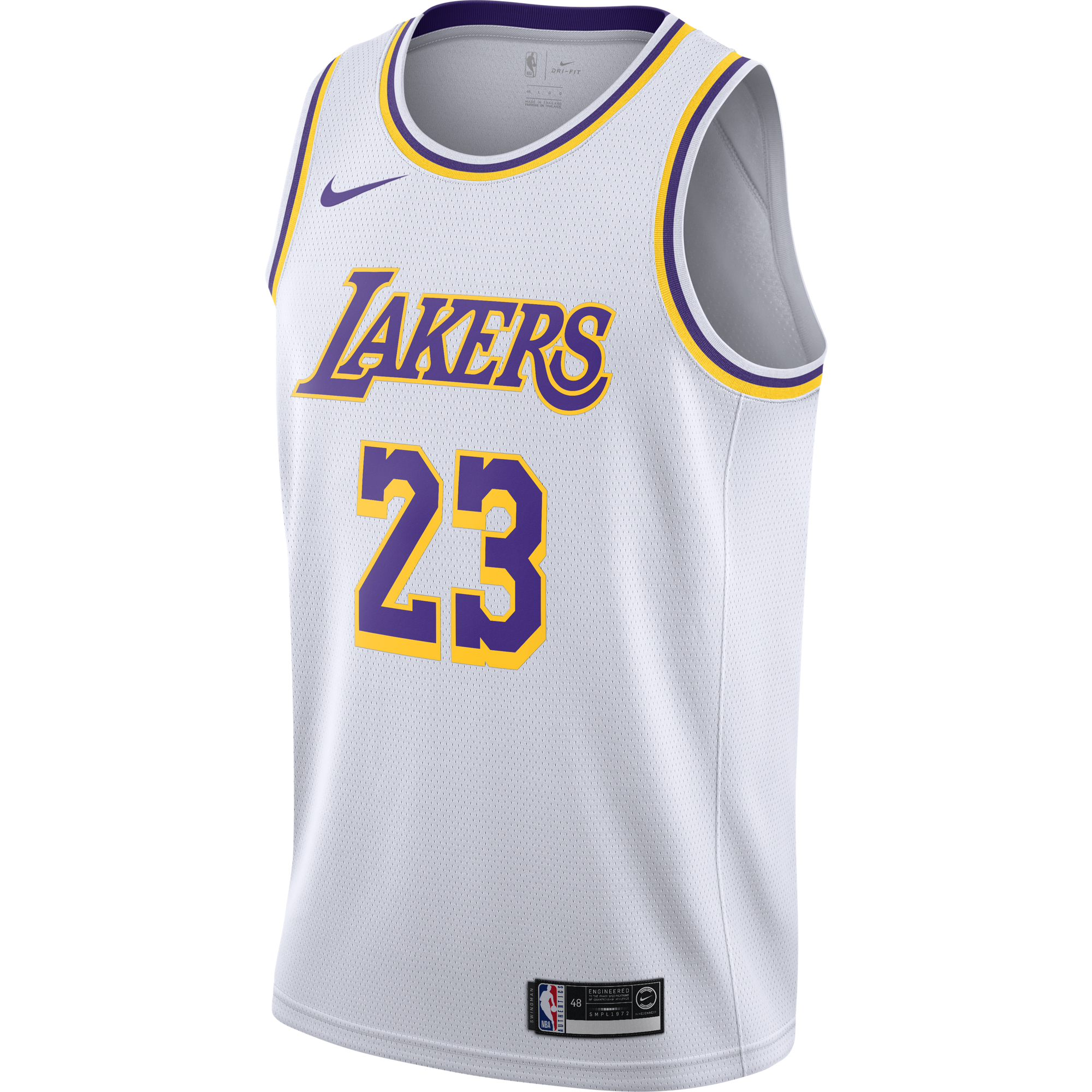 Nike Nba Los Angeles Lakers Lebron James Swingman Home Jersey For 75 00 Kicksmaniac Com