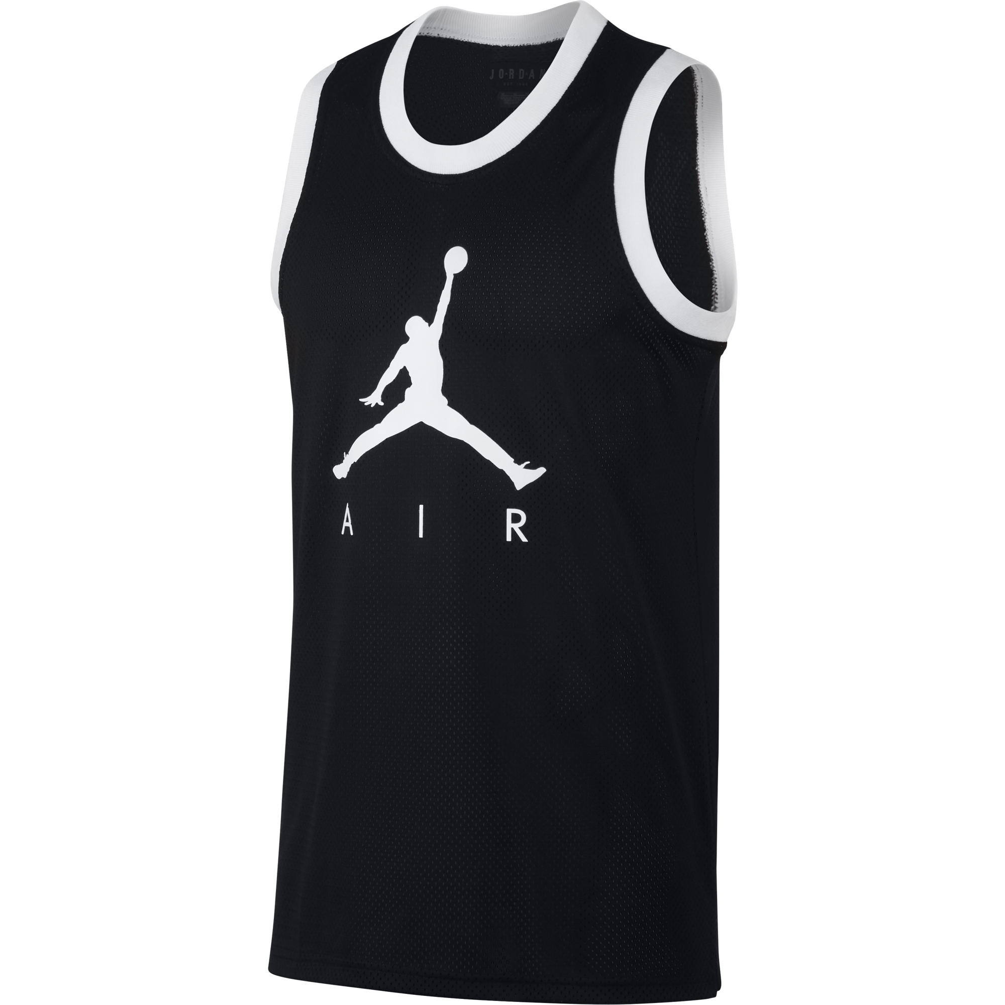 NIKE AIR JORDAN SPORTSWEAR JUMPMAN MESH JERSEY BLACK