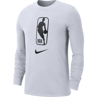 NIKE NBA TEAM 31 DRY LONG-SLEEVE TEE WHITE