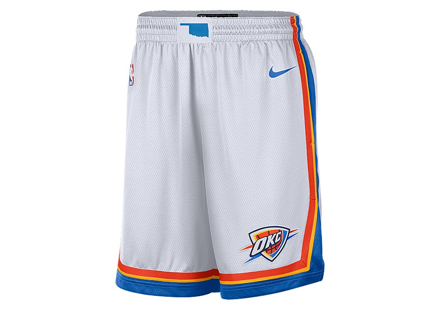 Nike Men's Oklahoma City Thunder Icon Swingman Shorts - Blue