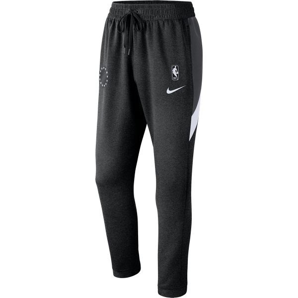 NIKE NBA PHILADELPHIA 76ERS THERMAFLEX SHOWTIME PANTS BLACK HEATHER