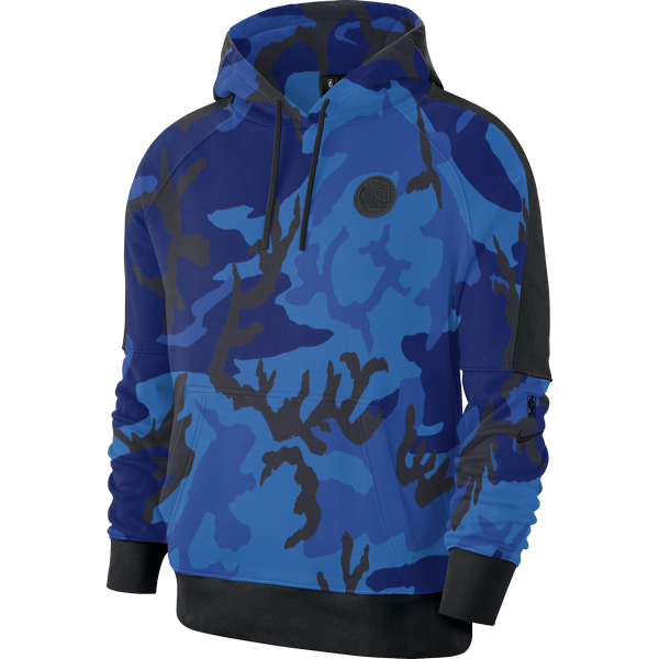 nike blue camouflage hoodie