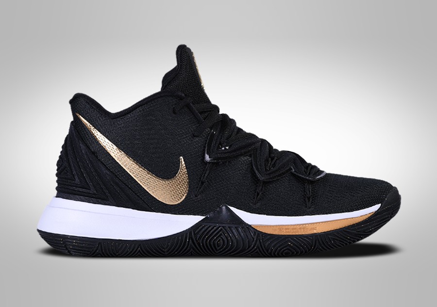 nike kyrie 5 black and gold