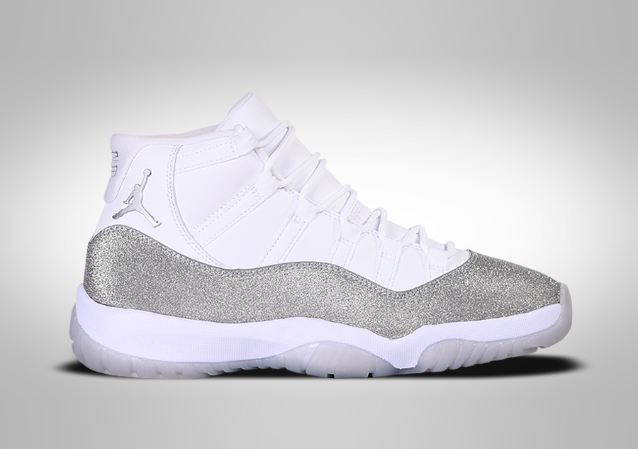 NIKE AIR JORDAN 11 RETRO METALLIC SILVER