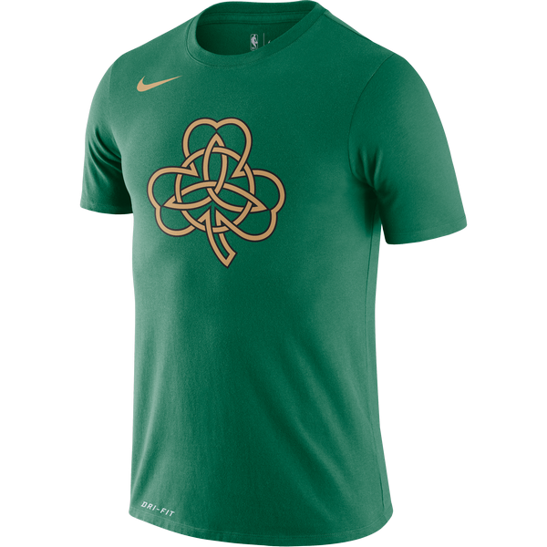 NIKE NBA BOSTON CELTICS CITY EDITION LOGO TEE CLOVER