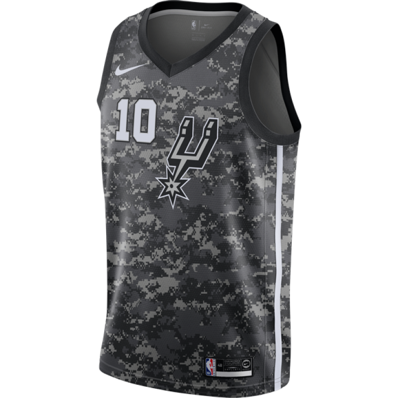 San Antonio Spurs DeRozan jersey size 52 Nike black mens