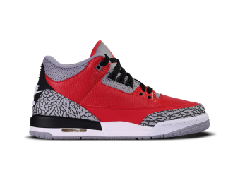 NIKE AIR JORDAN 3 RETRO SE GS RED CEMENT