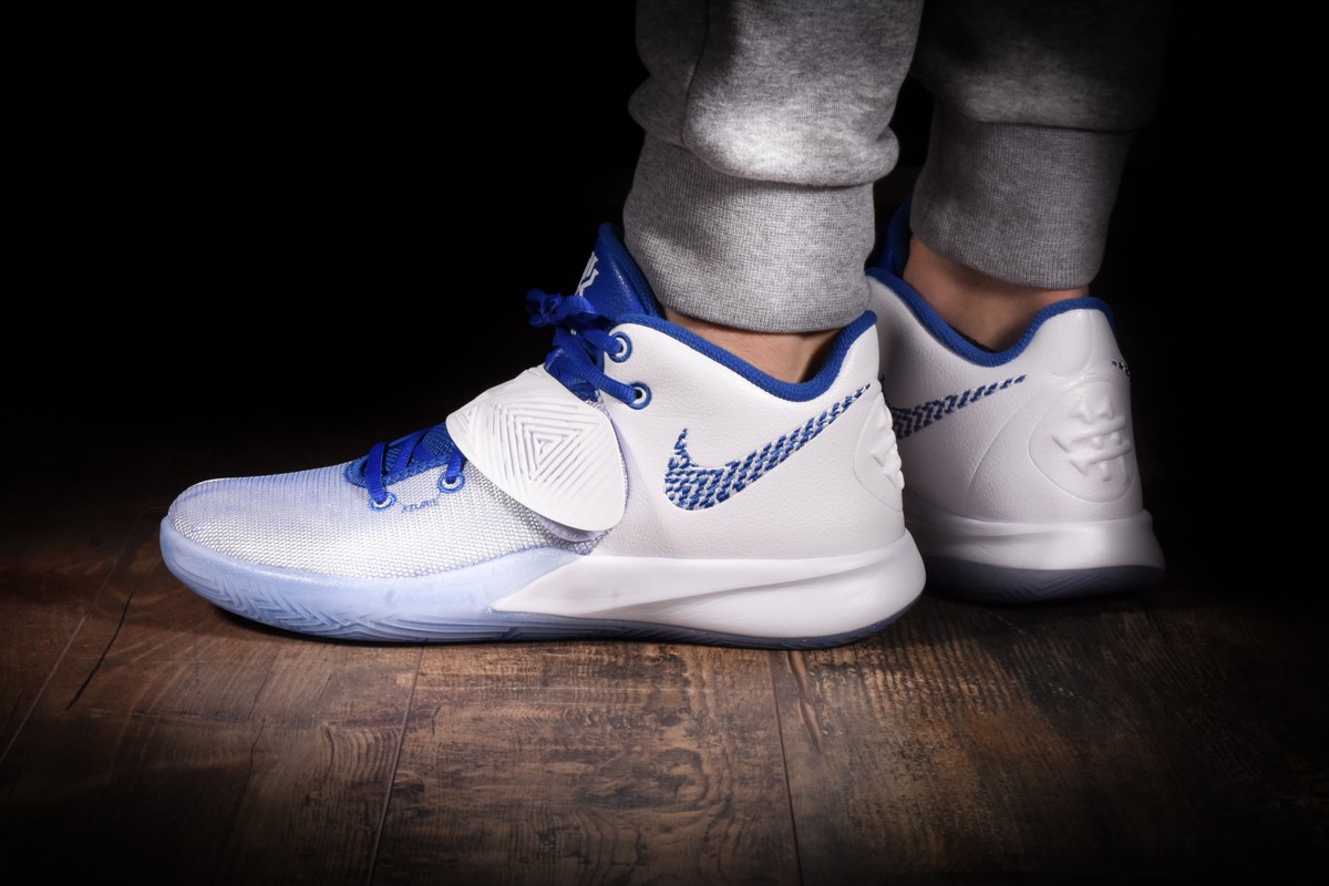 Kyrie flytrap blue and hot sale white