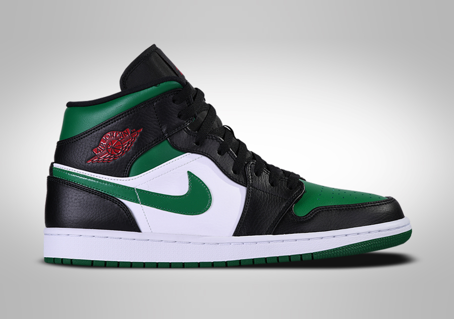 NIKE AIR JORDAN 1 RETRO MID GREEN TOE