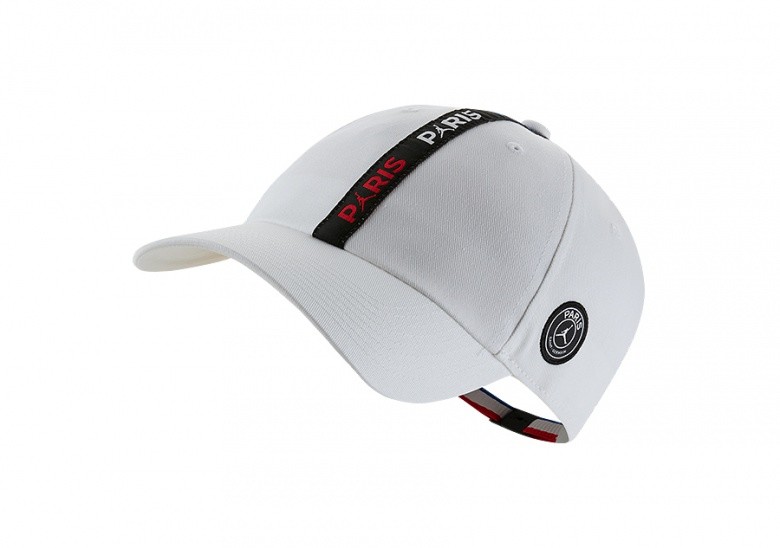 NIKE AIR JORDAN PSG PARIS SAINT-GERMAIN H86 CAP WHITE
