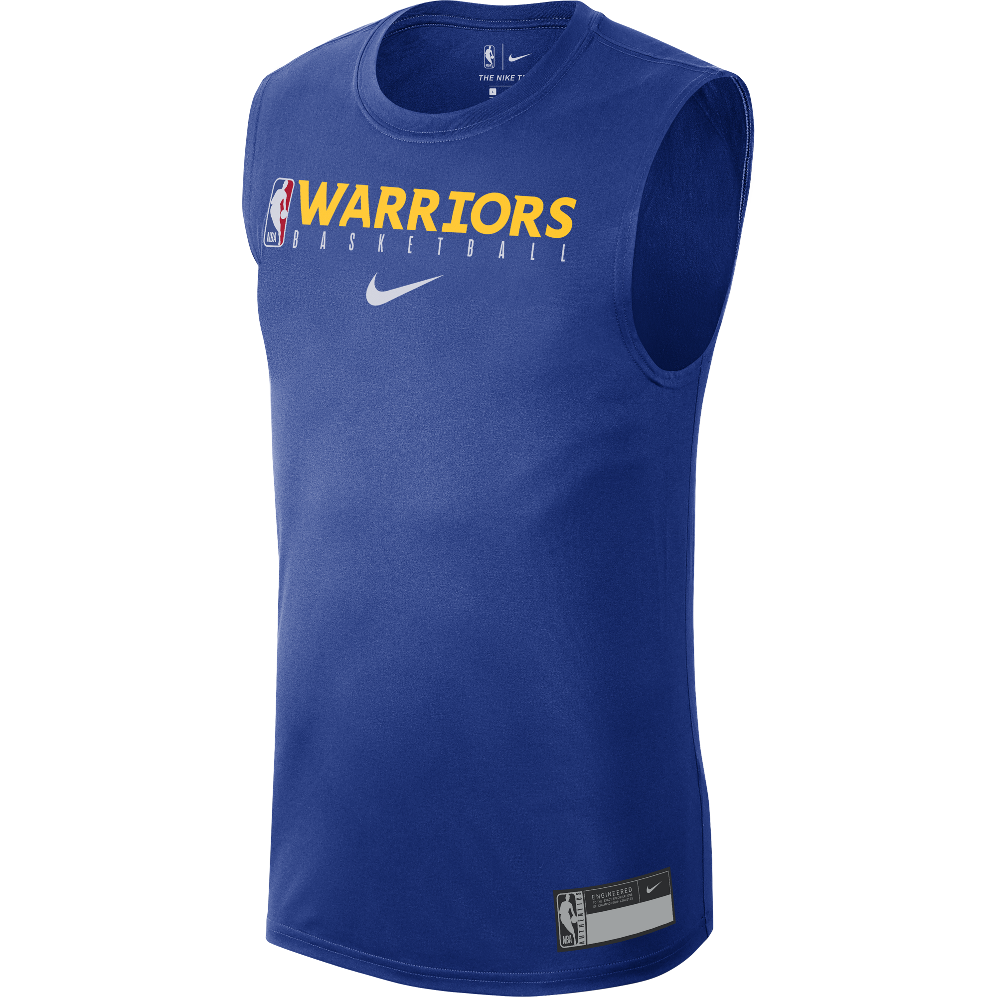 NIKE NBA GOLDEN STATE WARRIORS TEE RUSH BLUE