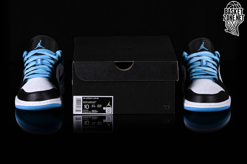 Nike Air Jordan 1 Retro Low Se Black Laser Blue Price 117 50 Basketzone Net