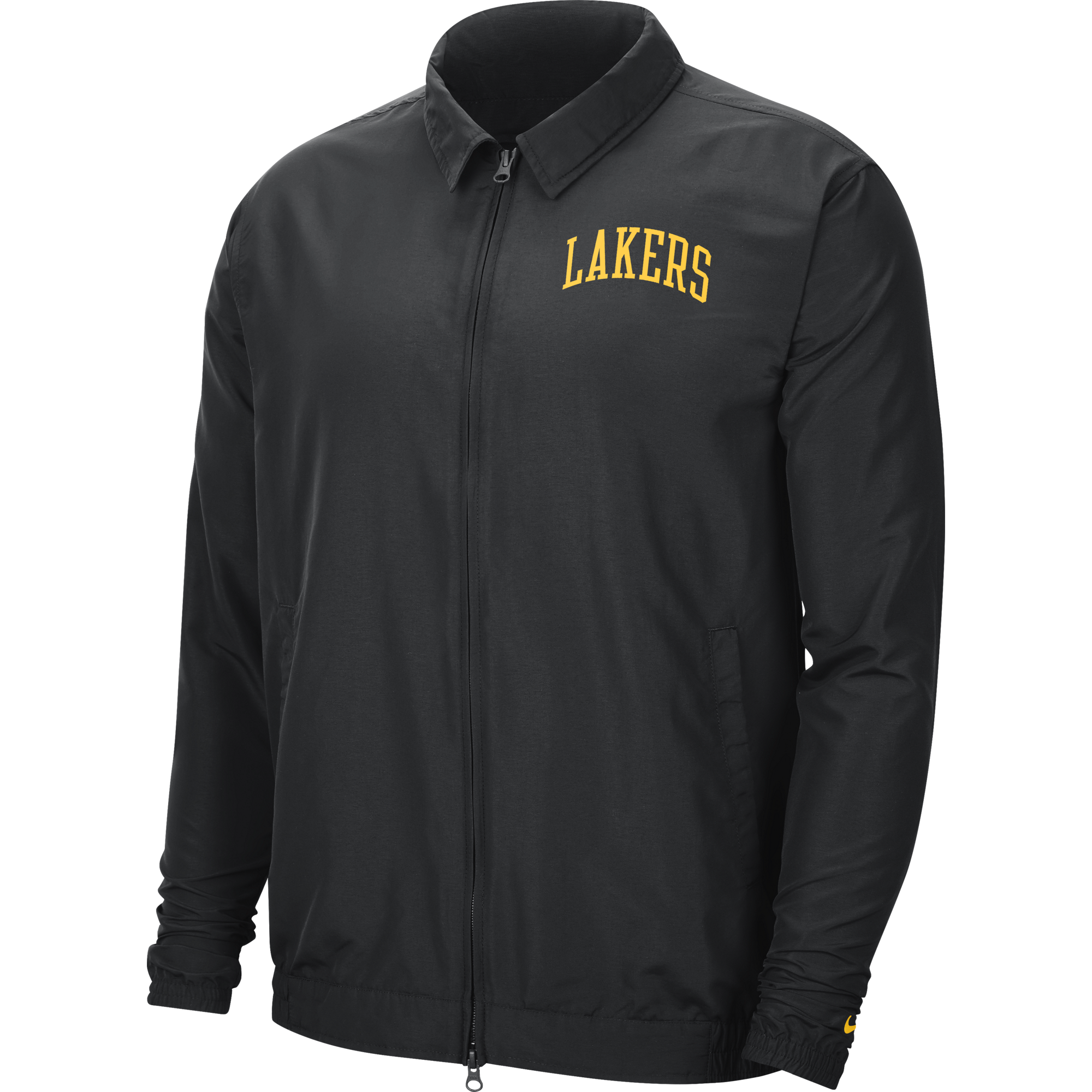 NIKE NBA LOS ANGELES LAKERS ESSENTIAL LIGHTWEIGHT JACKET BLACK