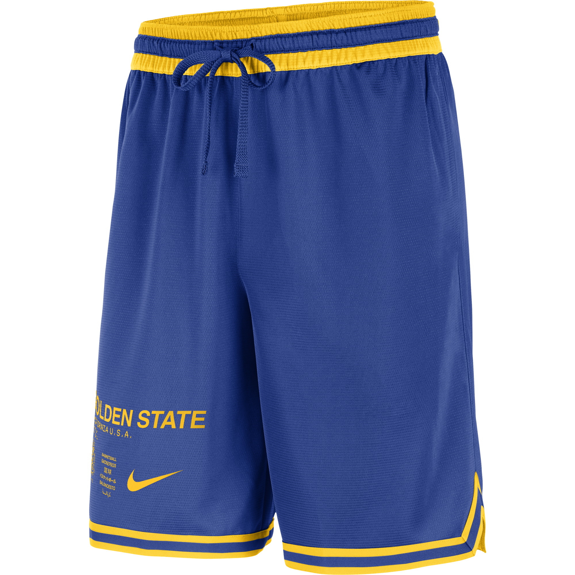 NIKE NBA GOLDEN STATE WARRIORS COURTSIDE SHORTS RUSH BLUE