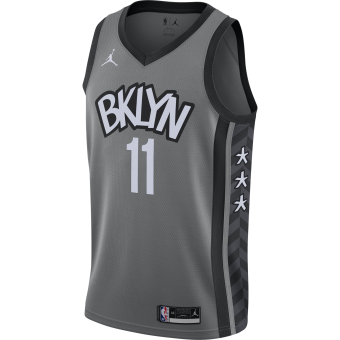 NIKE NBA BROOKLYN NETS KYRIE IRVING STATEMENT EDITION SWINGMAN JERSEY DARK STEEL GREY