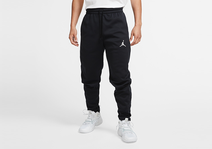 NIKE AIR JORDAN THERMA FLEECE PANTS BLACK