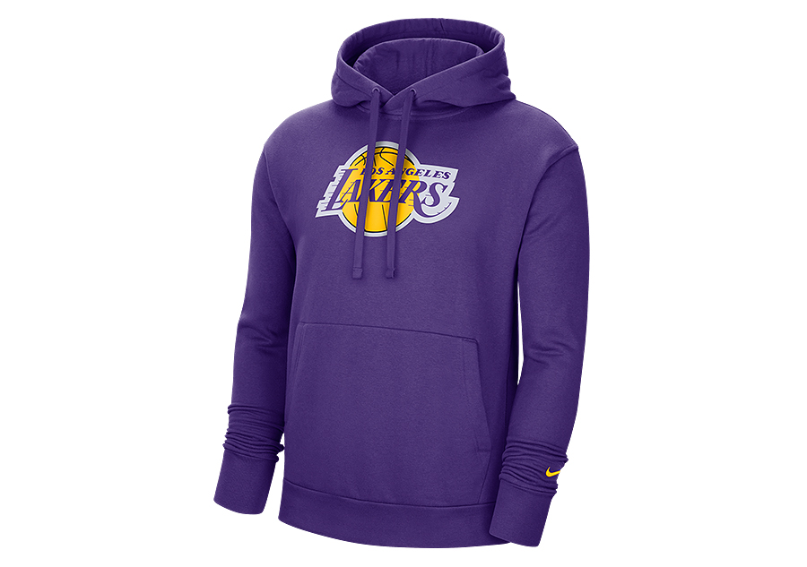 Men's Los Angeles Lakers Jordan Brand Purple Courtside Statement Edition  Pullover Hoodie