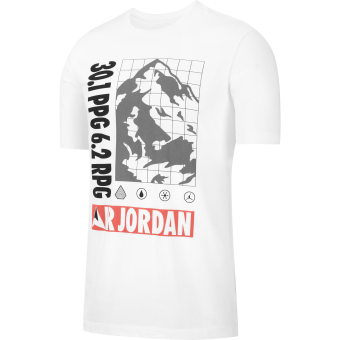 NIKE AIR JORDAN WINTER UTILITY MOUNTAINSIDE TEE WHITE