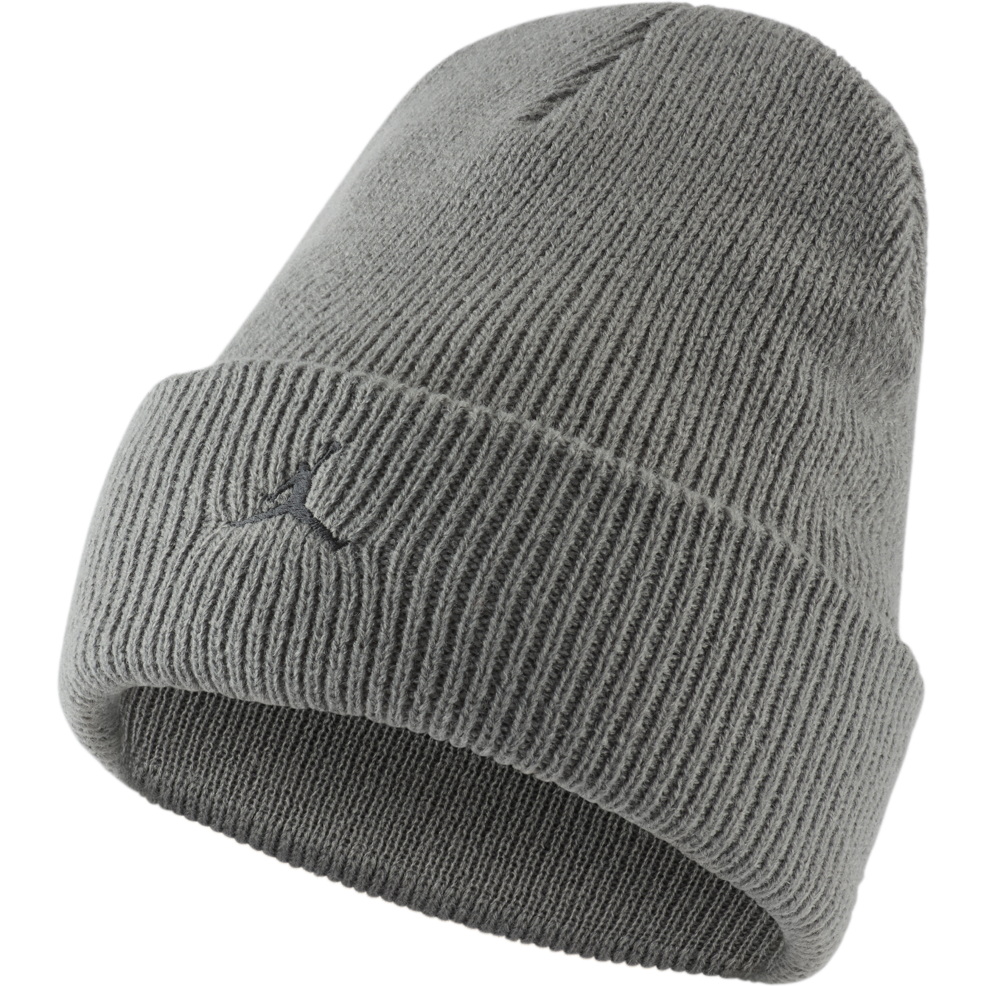 NIKE AIR JORDAN REFLECTIVE CUFFED BEANIE SMOKE GREY