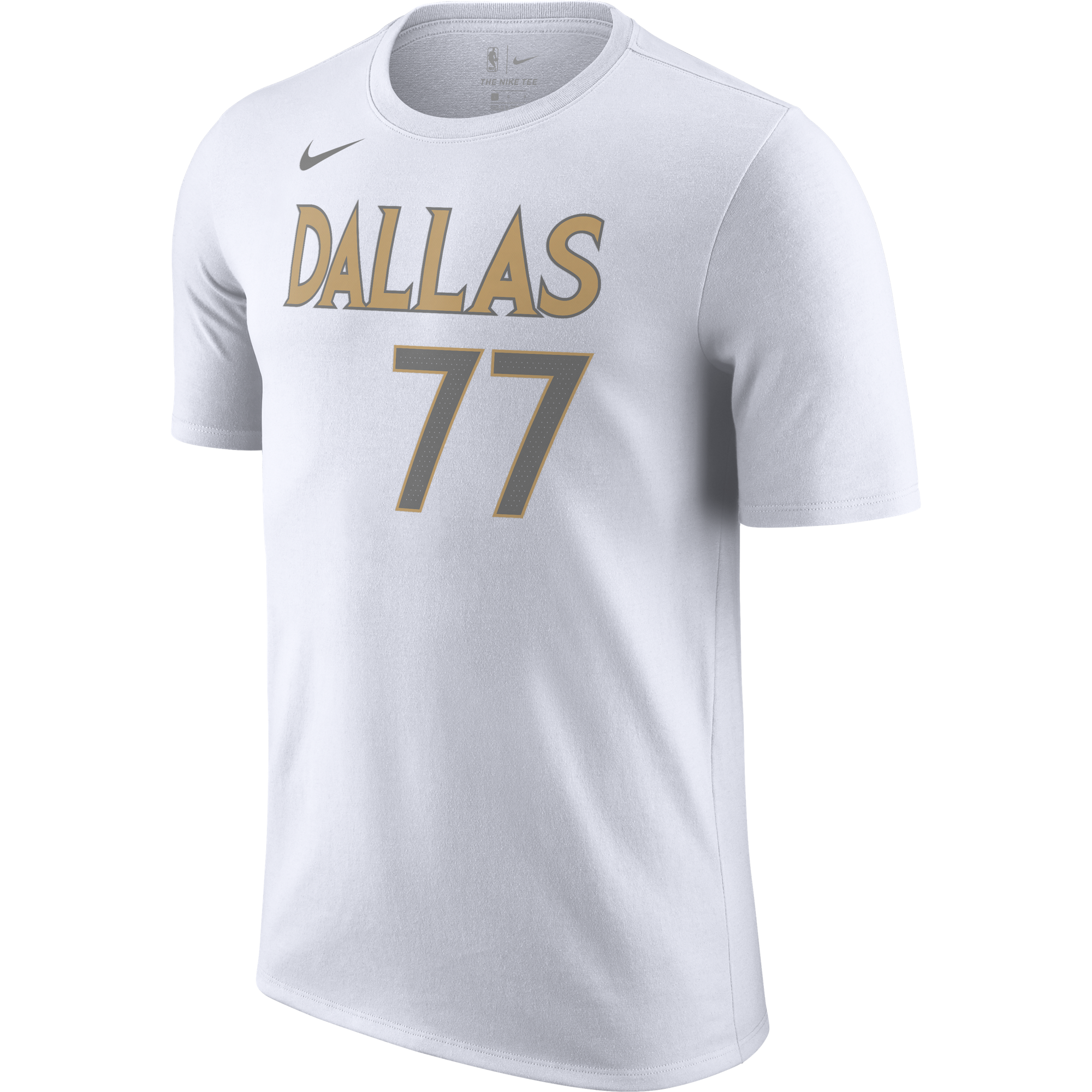 NIKE NBA DALLAS MAVERICKS LUKA DONČIĆ CITY EDITION TEE WHITE