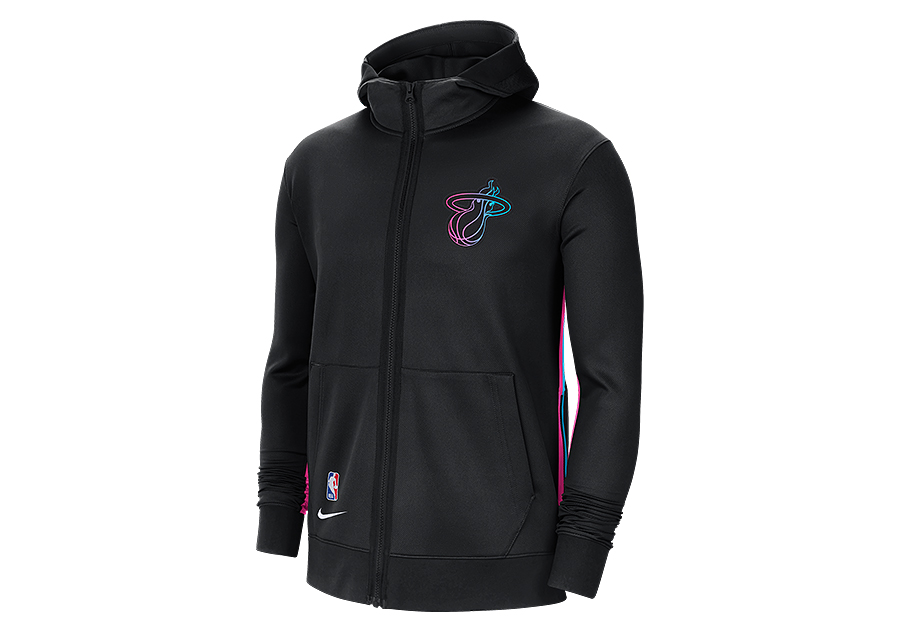 miami heat nike showtime city edition thermaflex hoodie