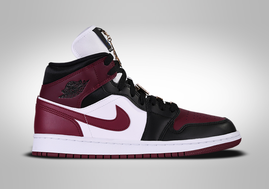 スニーカー NIKE Air Jordan 1 Mid SE Black Dark Beetroot WMNS 2020 AW 20 Air Jordan 1 Mid SE Black Dark Beetroot - APLUG – APLUG PL