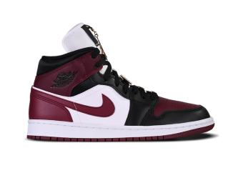 NIKE AIR JORDAN 1 RETRO MID SE WMNS BLACK DARK BEETROOT