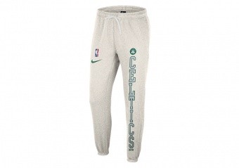 NIKE NBA BOSTON PANTS FLEECE COURTSIDE GX 75 BIRCH HEATHER