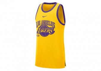 NIKE LOS ANGELES LAKERS TANK DNA COURTSIDE 75 AMARILLO