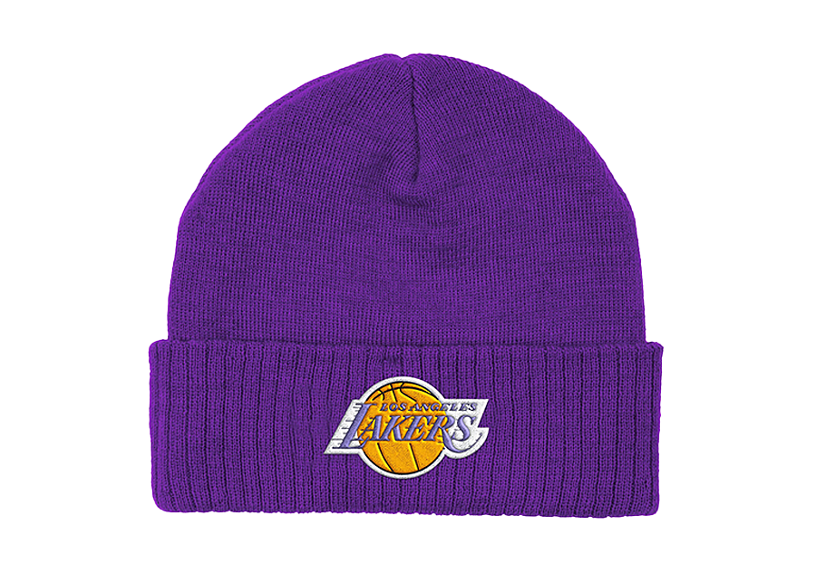 MITCHELL & NESS FANDOM KNIT BEANIE HWC LOS ANGELES LAKERS