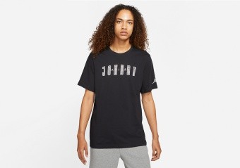 NIKE AIR JORDAN SPORTS DNA CREW TEE BLACK