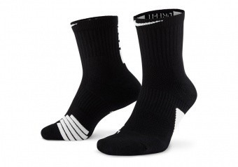 NIKE ELITE MID ANKLE SOCKS BLACK