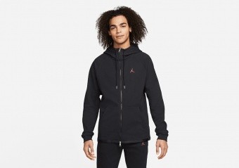 NIKE AIR JORDAN ESSENTIALS WARMUP JACKET BLACK