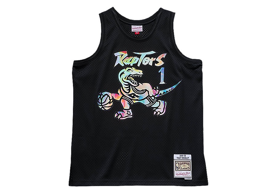 mitchell ness iridescent swingman jersey tracy mcgrady toronto